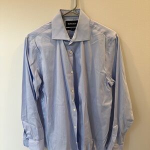 Bonobos Blue Dress Shirt Crisp Cotton